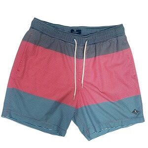 Sperry Hybrid Striped Swim Shorts Men's Large‎
